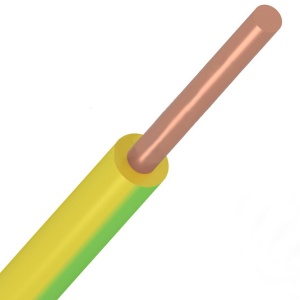 Провод ПуВ 1х1,5 зелено-желтый 500м