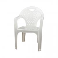Кресло пластмассовое белое Башпласт
