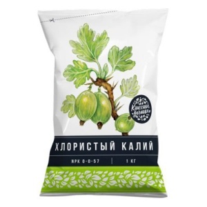 Удобрение калийное смесовое 1кг (хлористый калий)(30)  