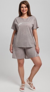 Костюм жен. (футб+шорты) Баронесса-2 р.48 (ЧЗ)