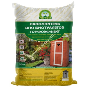 Наполнитель д/биотуалетов Торфоээффект 30л