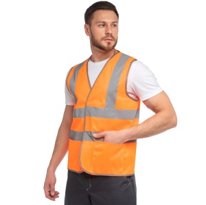 Жилет сигнал. J04K, оранжевый, XL(52-54/170-188) (ЧЗ)