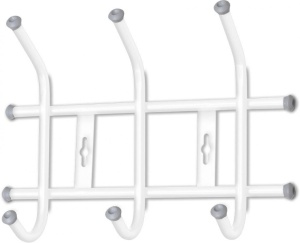 Вешалка настенная 3 крючка 280х215х85мм 