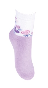 Носки детские дев. плюш с663 1/10 р.18-20 Ор. (ЧЗ)