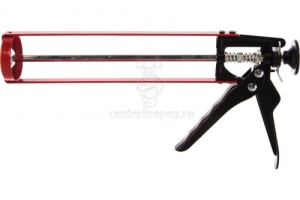 Пистолет для герметика скелетный Монтажник усиленный с системой Антикапля (12)
