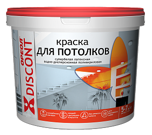 Краска ВД акриловая для ПОТОЛКОВ 25.0 кг ОРЕОЛ Дисконт