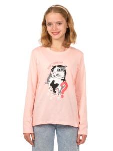 Лонгслив дев. GFL 115-009 рост 134 (ЧЗ)