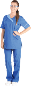 Костюм медицинский женский ШАРМ василек,  р.40/42, 170-176 (ЧЗ) 