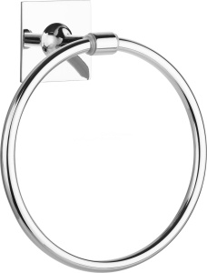 Полотенцедержатель KLEBER Expert кольцо, хром, клейкая лента