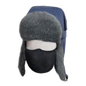 Шапка-ушанка Антифрост,синий р.58(ЧЗ)