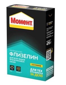 Клей обойный 470гр Момент Флизелин (12)