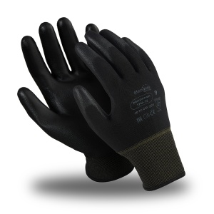 Перчатки МИКРОПОЛ (MG-161) р.9/L нейлон черный