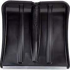 Лопата пластмассовая Витязь 380х370 алюм. планка БЕЗ ЧЕРЕНКА