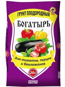Биогрунт Для томатов, перца и баклажанов Богатырь 20л