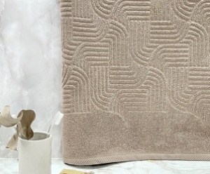 Полотенце махровое жакк. г/краш 30х70см Оскар 450гр.