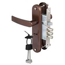 Замок врезной ПРОСАМ  ЗВ-9-8/13 с ручкой 