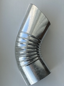 Колено оцинкованное конечное 45гр. д.115