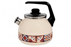 Чайник эмалированный 3,0 л со свистком VOSTOK ТМ Appetite