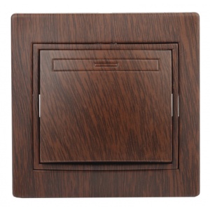 Выключатель Intro с/п 2кл 10А венге 1-104-10 