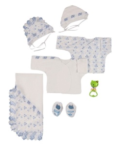 Комплект д/новорожденного 10пр. шитье с одеялом  арт.194		