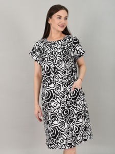 Платье (туника) жен. 999-25 р.58 (ЧЗ)