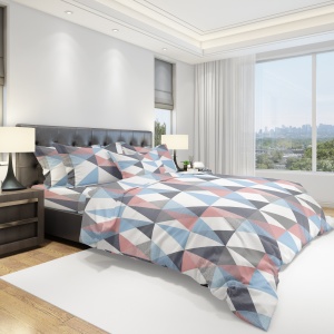 КПБ eco cotton печатный 1,5 Аморе Мио В