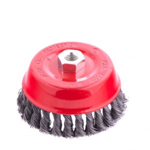 Щетка металлическая для УШМ 125мм/М14 чашка крученая 0,5мм