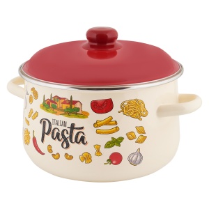 Кастрюля эмалированная 5,5 л PASTA ITALIAN TM Appetite