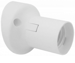 Патрон Е27 настенный косой белый 93032