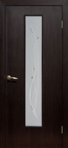 Дверь МДФ ПО Орхидея 800 стекло