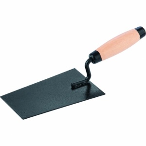 Кельма отделочника стальная деревянная усиленная ручка (трапеция)