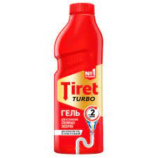 Средство гель для удаления засоров TIRET TURBO 500мл (12)