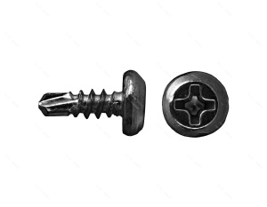 СМК Саморез 3,8х11 сверло черный (до 0,9мм) (1000шт) 