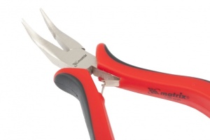 Длинногубцы 130мм Мини изогнутые MATRIX
