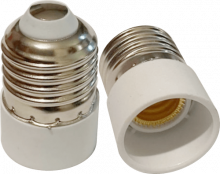 Переходник Прогресс Е27-Е14 пластик 94200