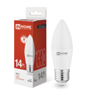 Лампа LED-свеча-VC 14Вт 4000 Е27 IN HOME