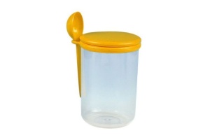 Банка для сып.продуктов 0,7л с ложечкой, Полимербыт