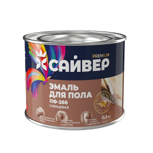 Эмаль ПФ-266 для пола желто-коричневая 1,8кг Сайвер  