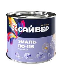 Эмаль ПФ-115 васильковая 0,8кг Сайвер (14)