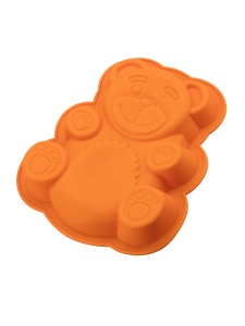 Форма для выпечки силиконовая 26х23,5х4см Медвежонок Linea Silicone 1/20