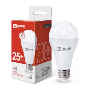 Лампа LED-А65-VC 25Вт 4000К Е27 IN HOME