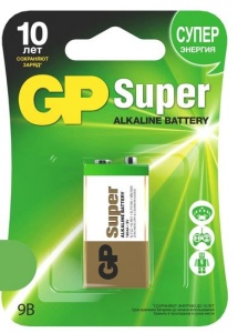 Батарейка GP super 1604A-5CR1 9V крона 