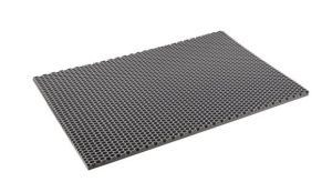 Коврик грязесборный CROCMAT 60х80см серый Sunster