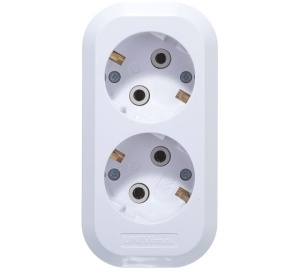 Колодка 2гнезда Универсал Е302