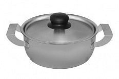 Кастрюля нержавеющая сталь 1,75 л Дачная 