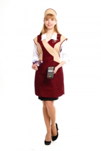 Комплект Астрея(фарт+кокош) борд/беж. р. 56/62(ЧЗ)