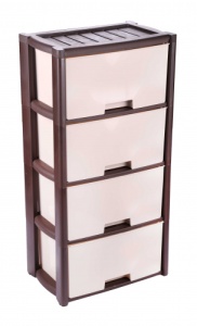 Комод Колорит 4-х секционный Башпласт