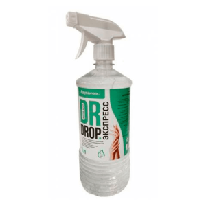 Средство дезинфицирующее Dr.Drop Экспресс с тригером 1л (кожный антисептик) (12) (ЧЗ)