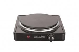 Электроплита WILLMARK HS-111 1конфорка чугунная 1000Вт