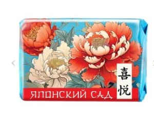 Мыло туалетное 90гр Японский сад Любовь и Радость Невская косметика (72)